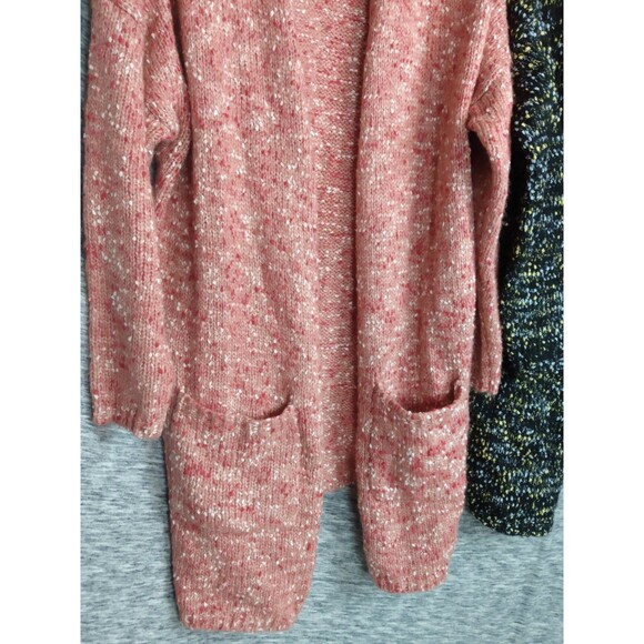 {2} Women’s Sz 1X New Directions Open Front Knit Cardigan Sweaters - Picture 3 of 12